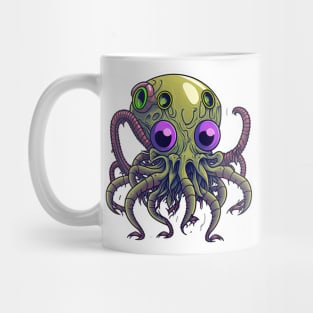 Crazy trippy octopus Mug